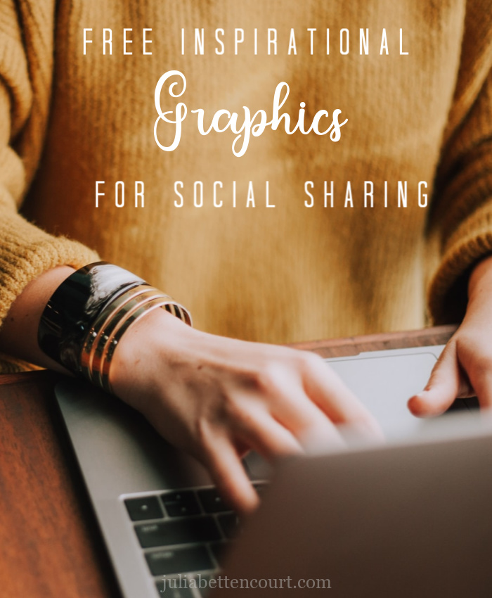 Free Inspirational Social Sharing Graphics