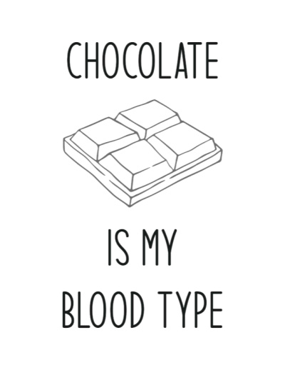 Chocolate is my Blood Type