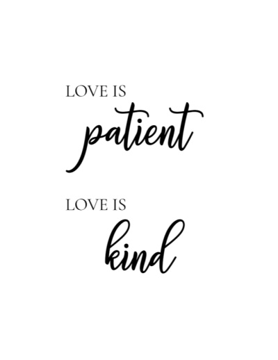 Love is Patient Art